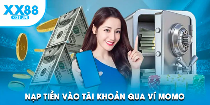 Nạp tiền vào tài khoản qua ví MOMO